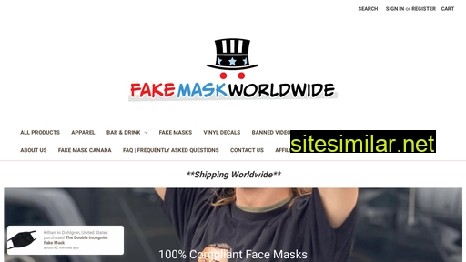 fakemaskworldwide.com alternative sites