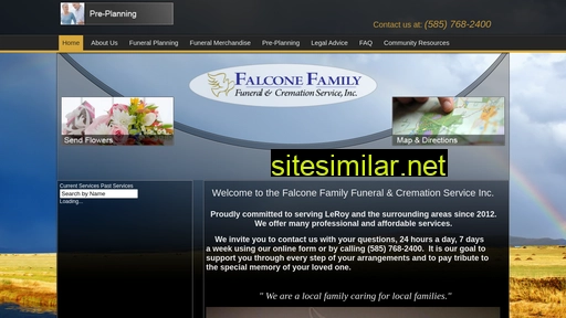 falconefuneralhome.com alternative sites