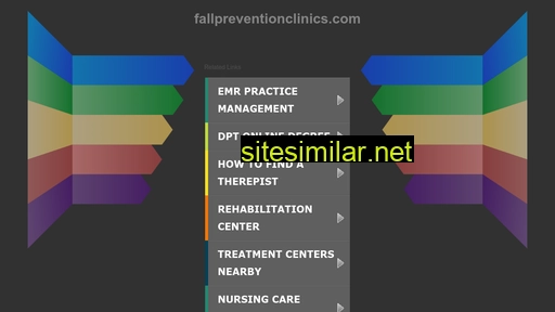 Fallpreventionclinics similar sites