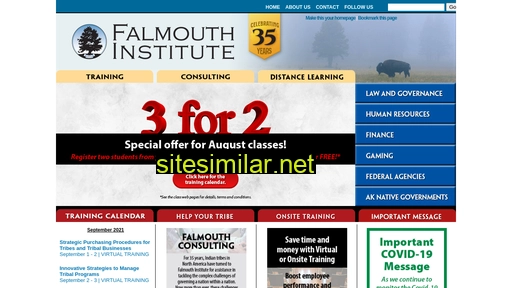 falmouthinstitute.com alternative sites