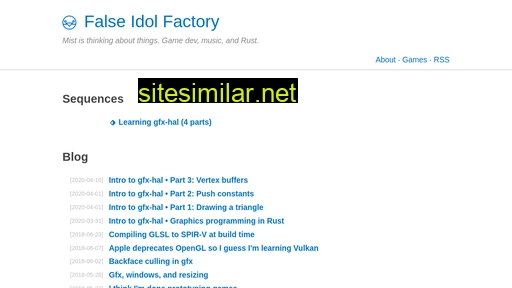 falseidolfactory.com alternative sites