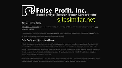false-profit.com alternative sites