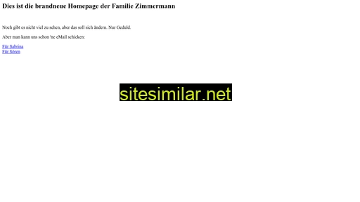 familiezimmermann.com alternative sites