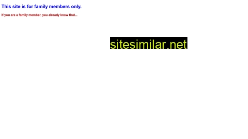 Familydatabase similar sites