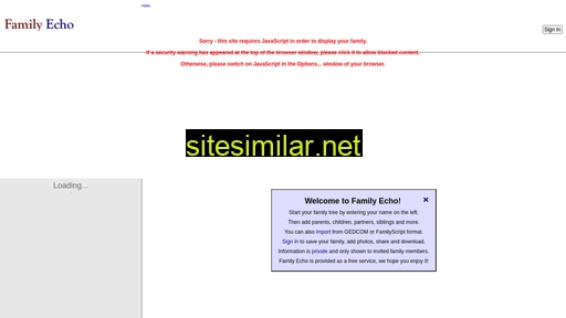 familyecho.com alternative sites