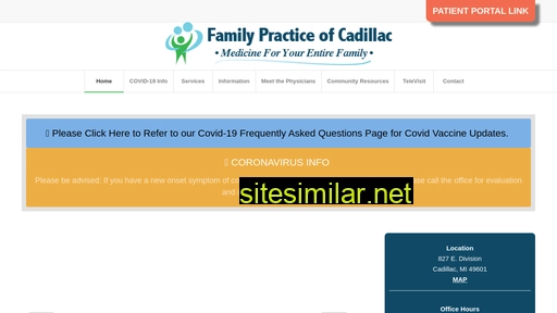 Familypracticeofcadillac similar sites