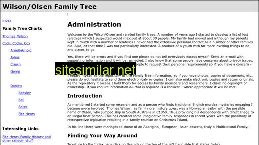 familywilson-olsen.com alternative sites