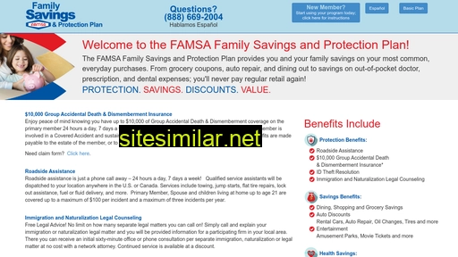 famsafamilysavingsplan.com alternative sites
