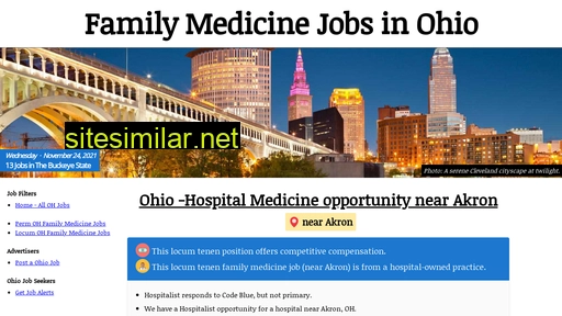 familymedicinejobsohio.com alternative sites