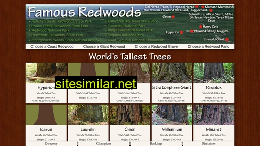 Famousredwoods similar sites