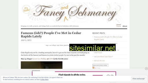fancyandschmancy.com alternative sites