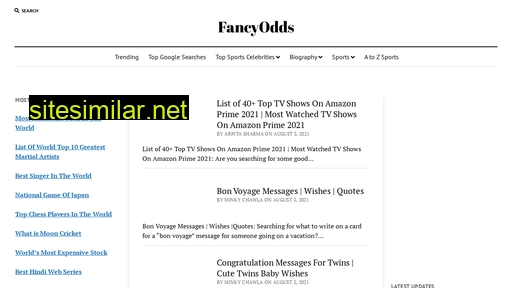 fancyodds.com alternative sites
