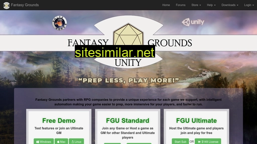 Fantasygrounds similar sites