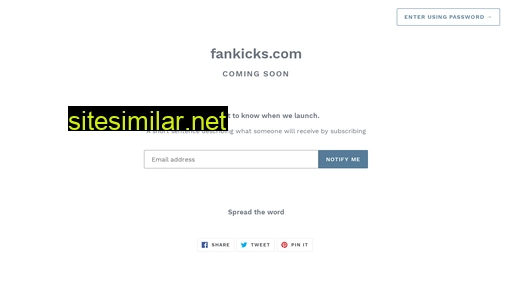 Fankicks similar sites