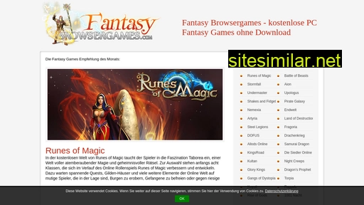 fantasybrowsergames.com alternative sites