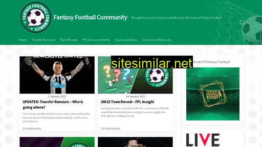 fantasyfootballcommunity.com alternative sites