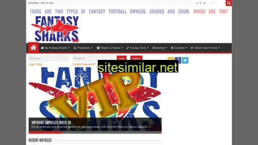 fantasysharks.com alternative sites