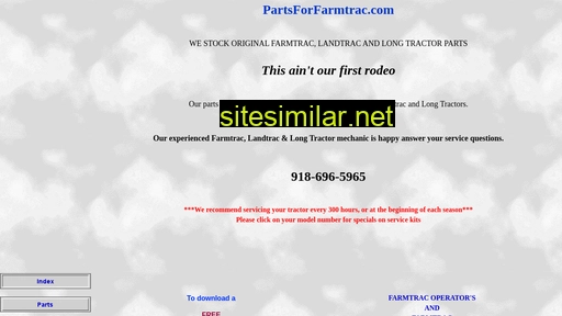 farmtrac-tractor-parts.com alternative sites