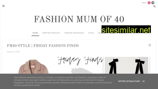 Fashionmumof40 similar sites