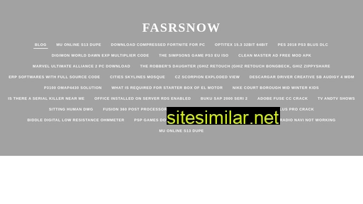 fasrsnow177.weebly.com alternative sites