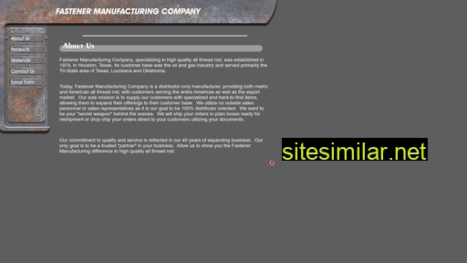 fastenermanufacturingcompany.com alternative sites