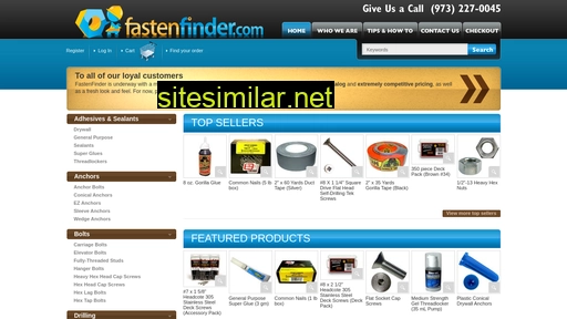 fastenfinder.com alternative sites