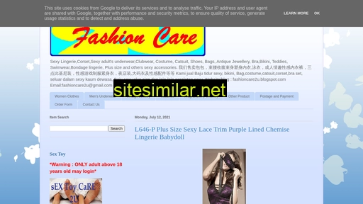 Fashioncare2u similar sites
