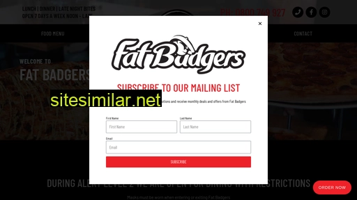 fatbadgerspizza.com alternative sites
