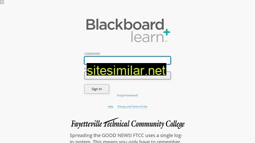 faytechcc.blackboard.com alternative sites