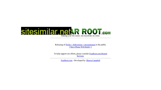fearroot.com alternative sites