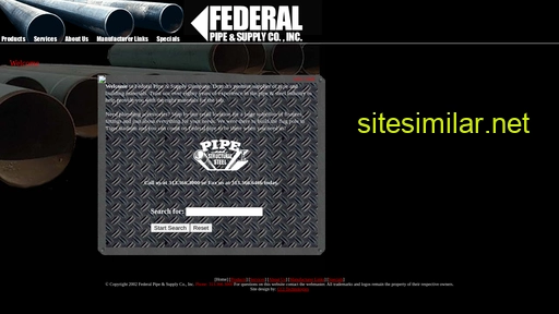 federalpipe.com alternative sites