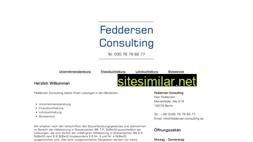 Feddersen-consulting similar sites
