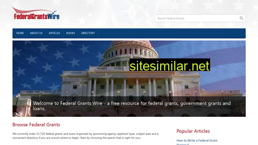 federalgrantswire.com alternative sites
