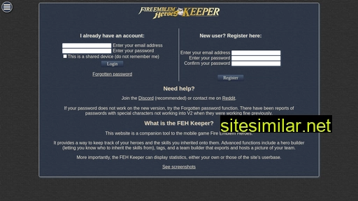 fehkeeper.com alternative sites