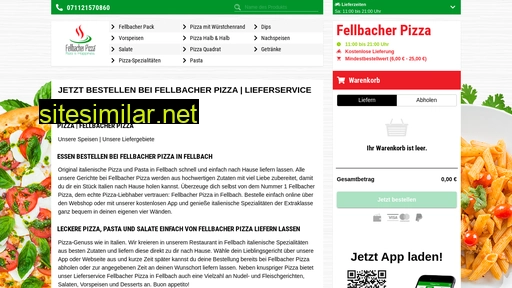 fellbacher-pizza.com alternative sites