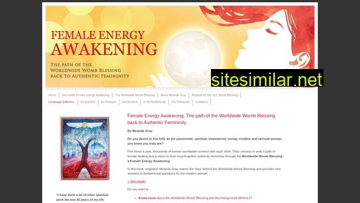 Female-energy-awakening similar sites