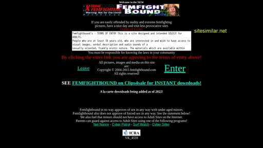 femfightbound.com alternative sites