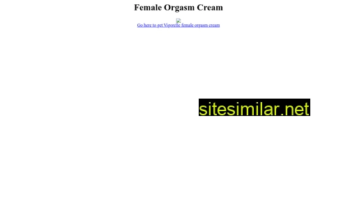 female-orgasm-cream.com alternative sites