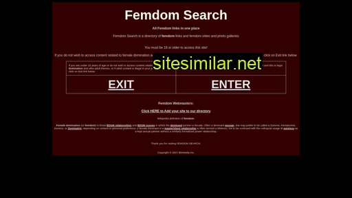 femdomsearch.com alternative sites