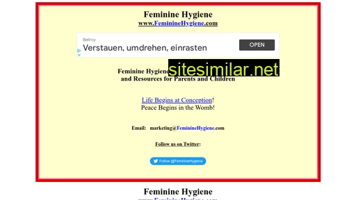 femininemoisturizer.com alternative sites