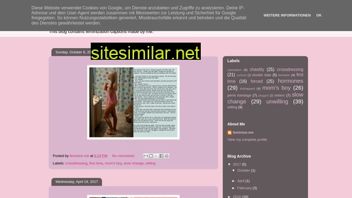 feminize-me.blogspot.com alternative sites