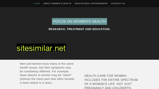 femhealth-focus.com alternative sites