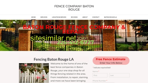 fencecompanybatonrouge.com alternative sites