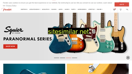 Fender similar sites