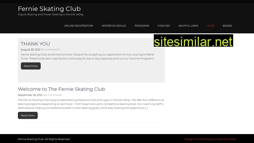 Fernieskatingclub similar sites