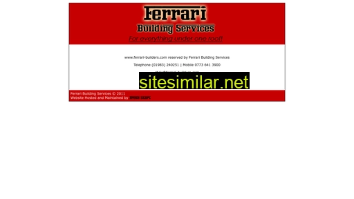 ferrari-builders.com alternative sites