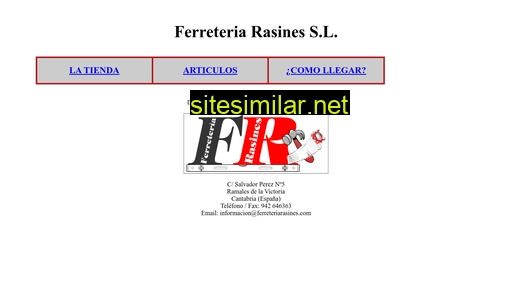ferreteriarasines.com alternative sites