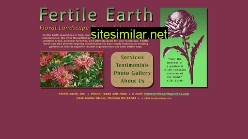 fertileearthgardens.com alternative sites