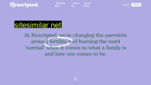 fertility.rescripted.com alternative sites