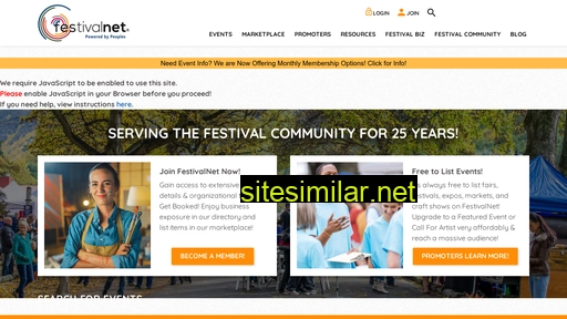 festivalnet.com alternative sites